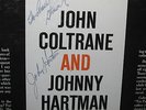 JOHN COLTRANE and JOHNNY HARTMAN Lp  SIGNED Excellent