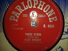 RUBY WRIGHT :   THREE STARS  /  I ONLY HAVE ONE LIFETIME.     UK 78rpm (1959)