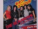 RUNAWAYS: Neon Angels On The Road To Ruin / Queens Of Noise 45 (Japan, PS inser