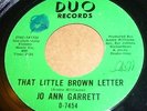 JO ANN GARRETT  That Little Brown Letter (Duo) ESSENTIAL 1968 NORTHERN SOUL 45 
