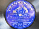 3x 78rpm JASCHA HORENSTEIN cond. SCHUBERT SYMPHONY 5 - ORIG. GERMAN GRAMMOPHON