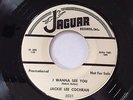 JACKIE LEE COCHRAN I WANNA SEE YOU JAGUAR  ORIGINAL PROMO ROCKABILLY 45 VG++