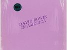 DAVID BOWIE In America RUBBER STAMP COVER SILVER STICKER TMOQ RED VINYL LP RARE