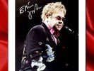 ULTRA COOL - ELTON JOHN - ROCK LEGEND - ORIGINAL HAND SIGNED AUTOGRAPH