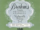 Pathe DTX 127 - Brahms - Cello Sonatas - Maurice MARECHAL - Jeanne-Marie DARRE