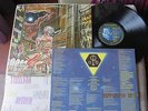 IRON MAIDEN-Somewhere in Time- GREEK LETTERS ON LABEL/REAR COVER LP