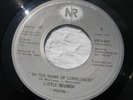 LITTLE REUBEN IN THE NAME OF LONELINESS New Records Inc NRFS 602, Soul 45 (NM-)
