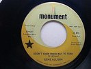 Gene Allison-Promo45-Walkin In The Park/IDontKnowWhuichWayToTurn-Monument 876