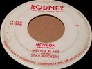 RARE ROCKABILLY 45 MELVIN BLAKE & STAR ROCKERS 