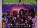 OVERKILL: Taking Over LP (Brazil, promo stamp on label/cover, small toc, small