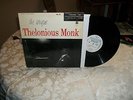 THELONIOUS MONK THE UNIQUE RIVERSIDE  NO 12-209 WHITE LABEL DEEP GROOVE