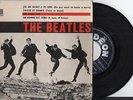 45T. THE BEATLES. She Loves You, Twiste et Chante, + 2 Français. Pressage FRANCE