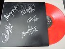 AC DC SIGNED BACK IN BLACK   LP ALBUM  RED VINYL