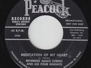 Black Gospel 45 - Rev. Julius Cheeks & Four Knights - Meditation - Peacock - mp3