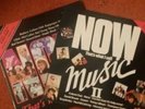 NOW THATS WHAT I CALL MUSIC 1 AND 2 VINYL LP NOT CD FREE UK P & P