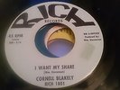 Cornell Blakely   I Want My Share   Rich   60's r'n'b   New Breed