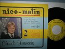 EP CLAUDE FRANCOIS HORS COMMERCE 1973 NICE MATIN GERARD LENORMAN