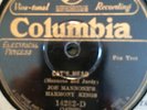 Columbia 14282D JOE MANNONE'S HARMONY KINGS Cat's Head NEW ORLEANS 78 rpm1928