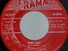 RAINBOWS On Rama - They Say/Minnie - Original Classic R&B Group