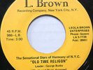 SENSATIONAL STARS OF HARMONY OF NYC 45 Old Time Religion GOSPEL Soul #B200