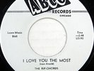 THE RIP-CHORDS 45 I Love You the Most ABCO Doo Wop NEAR MINT Repro #BB2048