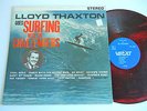 Surf LP LLOYD THAXTON Goes SURFING w/ The CHALLENGERS Vault 1001 Red Vinyl VG