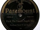 PARAMOUNT 33191 Black + Gold FESTIVAL CHOIR OF ALL SOULS Obscure CHRISTMAS 78RPM