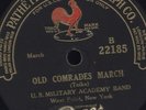 78 RPM RARE WEST POINT ACADEMY  MILITARY BAND ON PATHE 22185(OS) MUST SEE / EE-