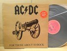 AC/DC - FOR THOSE ABOUT TO ROCK LP - ALBERT PRODUCTIONS- OZ HARD ROCK METAL 1981