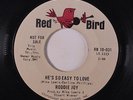 RODDIE JOY: He's So Easy To Love / The La La Song 45 (dj, clean VG, xol) rare S