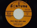 Andre Williams 45 Didlee Didlee Womp Womp-Bacon Fat / Just Because  Fortune VG++