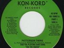 US Orig. PATTERSON TWINS/They're Playing Our Song.. RARE MODERN SOUL 45