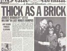 CLASSIC ROCK JETHRO TULL* thick as a brick 1972  * FRANCE B pochette-journal N&B