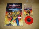 IRON MAIDEN THE NUMBER OF THE BEAST LTD ED RED VINYL CALENDER POSTER SLEEVE EMI