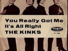 KINKS: You Really Got Me (´64 / scarce orig. German 7