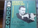 SZERYNG   BACH: Sonatas & Partitas for Violin   ODEON ODX 122-4  Orig'l 3 LP set