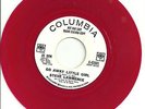 teen 2-45s  STEVE LAWRENCE Go Away Little Girl   Promo Red Vinyl & Stock  w/PS