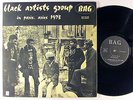 BLACK ARTISTS GROUP in paris BAG french press avant-garde/free jazz LP