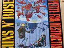Guns N' Roses - Appetite For Destruction - banned sleeve and rare sticker sheet