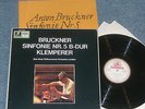 BRUCKNER Symphony No.5 KLEMPERER 1960s ED1 w/g COLUMBIA 2LP (SAX) MINT