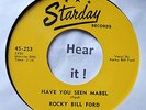 Rockabilly; Rocky Bill Ford; Have You Seen Mabel on STARDAY rare early reissue