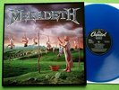 Megadeth - Youthanasia LP Rare Blue Vinyl Capitol Records UK 1994 Near Mint-