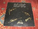 AC/DC - Back In Black - Signed LP Sleeve - Signed by the band (see description)