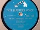 Rare 78, Rocker, Rock 'n' Roll: ELVIS PRESLEY I'm Left, Yr Right, She's Gone/HMV
