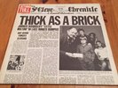 JETHRO TULL THICK AS A BRICK LP 1972 CHRYSALIS 6307 502 D FOC NEWSPAPER COVER