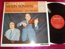 DAVID OISTRAKH LEV OBORIN-BEETHOVEN VIOLIN SONATAS 3 -LP N.MINT/EX+/SAL 3418/