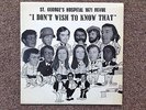 St. George's Hospital Revue 1972 John Hassell Recordings Private