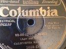 HOT DANCE 78 RPM CALIFORNIA RAMBLERS Lazy WQeeather/Vo-De-O-Do Blues Columbia