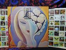 RARE STICKER '70 ORIG  DEREK + DOMINOS = LAYLA = ERIC CLAPTON & DUANE ALLMAN 2LP