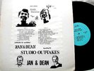 JAN AND DEAN STUDIO OUT TAKES RARE VINTAGE LP no TMOQ SURF